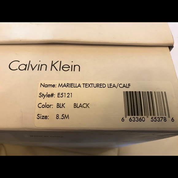 NEW Calvin Klein Black Shoes - Picture 11 of 13